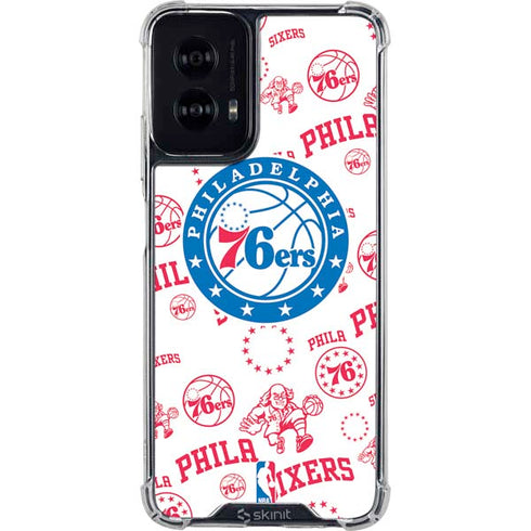 NBA Philadelphia 76ers Blast Moto G Power 5G (2024) Clear Case