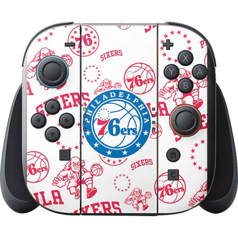 NBA Philadelphia 76ers Blast Nintendo Switch 2 (2025) with Joy-Con Skin