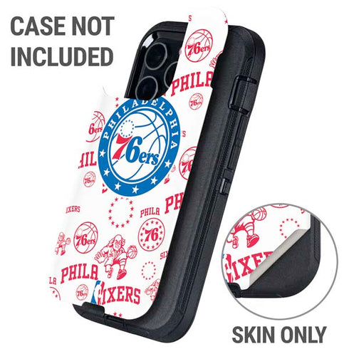 NBA Philadelphia 76ers Blast Otterbox Defender iPhone Skin