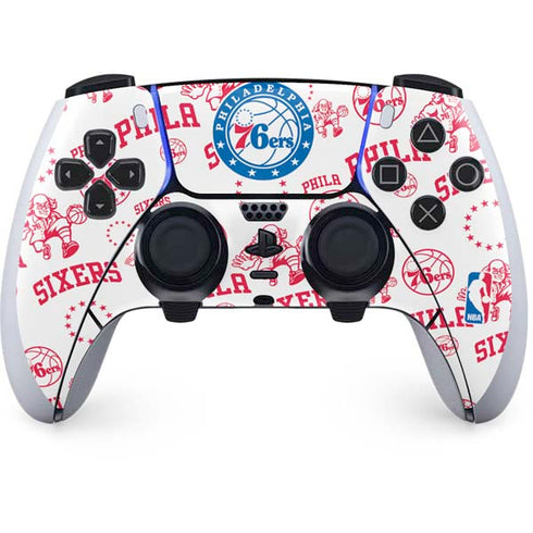 NBA Philadelphia 76ers Blast PS5 DualSense Edge Pro Controller Skin