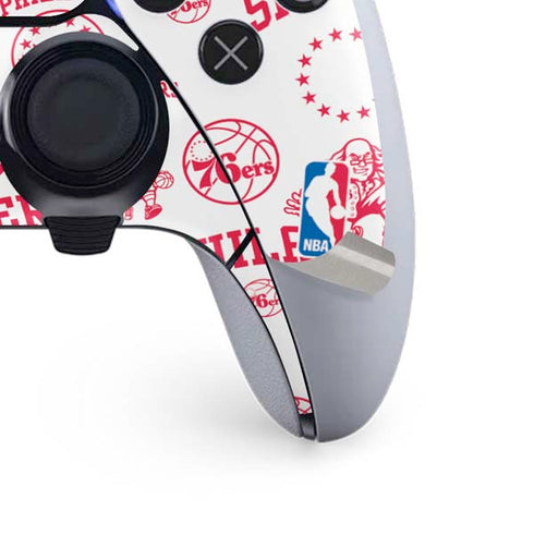 NBA Philadelphia 76ers Blast PS5 DualSense Edge Pro Controller Skin