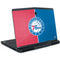 NBA Philadelphia 76ers Canvas Split Dell Alienware Skin