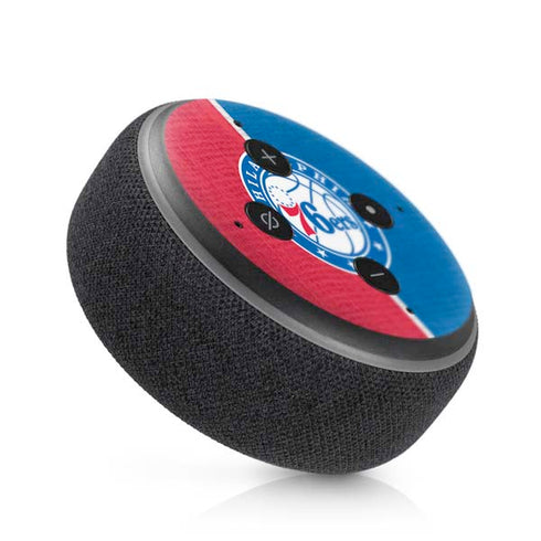 NBA Philadelphia 76ers Canvas Split Amazon Echo Dot Skin