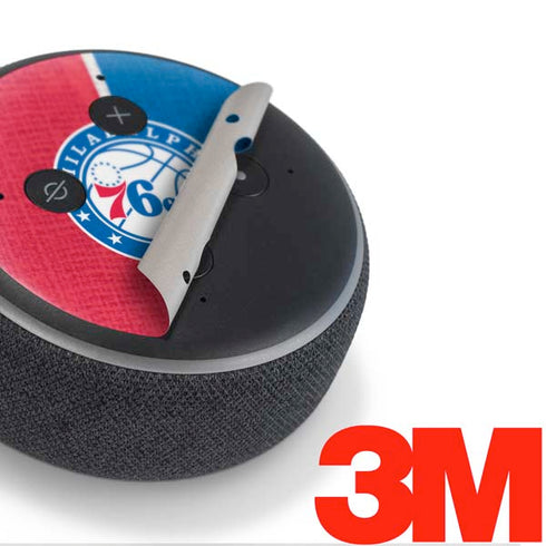 NBA Philadelphia 76ers Canvas Split Amazon Echo Dot Skin