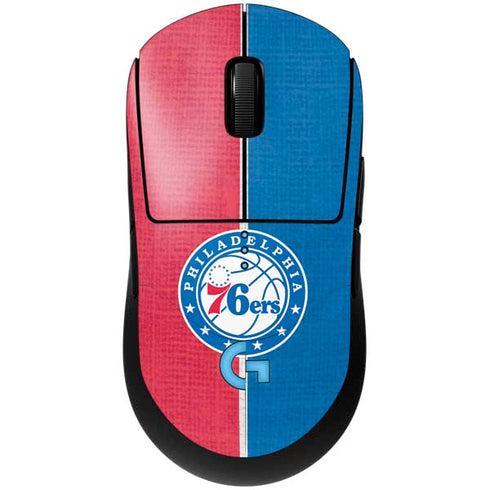 NBA Philadelphia 76ers Canvas Split G Pro Wireless Gaming Mouse Skin