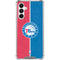 NBA Philadelphia 76ers Canvas Split Galaxy A16 5G Clear Case