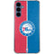 NBA Philadelphia 76ers Canvas Split Galaxy A35 5G Clear Case