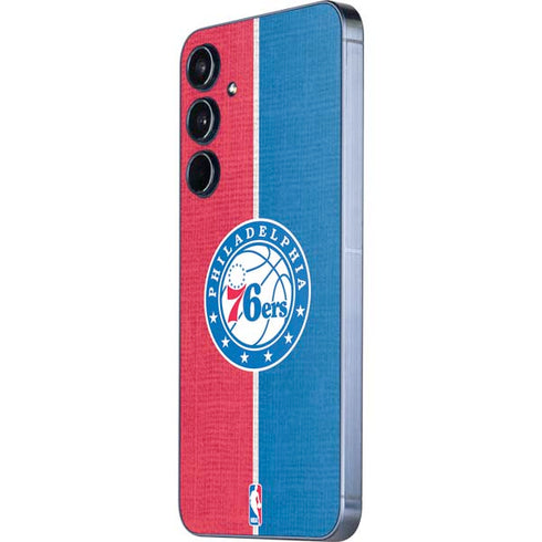 NBA Philadelphia 76ers Canvas Split Galaxy A35 5G Skin
