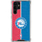 NBA Philadelphia 76ers Canvas Split Galaxy S23 Ultra Clear Case