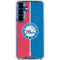 NBA Philadelphia 76ers Canvas Split Galaxy S25 FE Clear Case