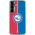 NBA Philadelphia 76ers Canvas Split Galaxy S26 Clear Case