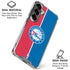 NBA Philadelphia 76ers Canvas Split Galaxy S26 Clear Case