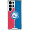 NBA Philadelphia 76ers Canvas Split Galaxy S26 Ultra Clear Case