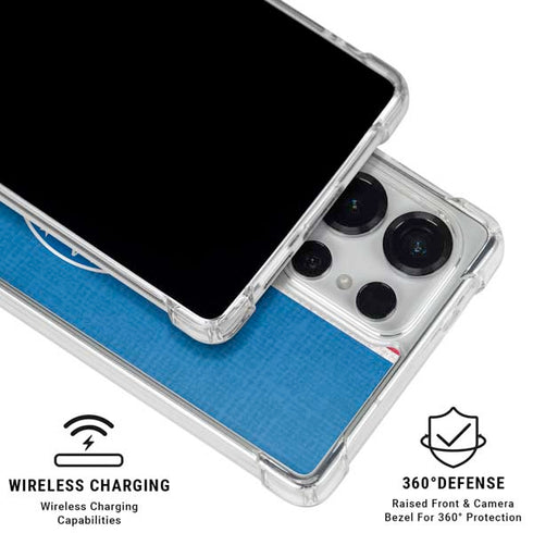 NBA Philadelphia 76ers Canvas Split Galaxy S26 Ultra Clear Case