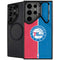 NBA Philadelphia 76ers Canvas Split Galaxy S26 Ultra Kickstand Case