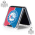 NBA Philadelphia 76ers Canvas Split Galaxy Z Flip7 Clear Case