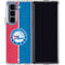 NBA Philadelphia 76ers Canvas Split Galaxy Z Fold5 5G Clear Case