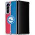 NBA Philadelphia 76ers Canvas Split Galaxy Z Fold5 5G Clear Case