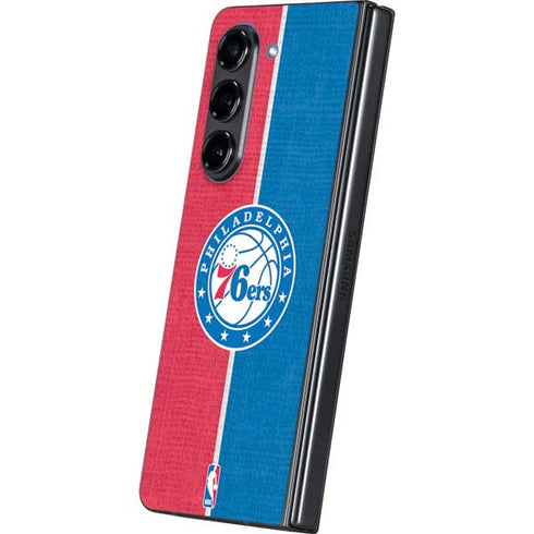 NBA Philadelphia 76ers Canvas Split Galaxy Z Fold5 5G Skin