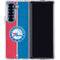 NBA Philadelphia 76ers Canvas Split Galaxy Z Fold7 Clear Case