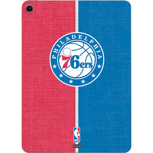 NBA Philadelphia 76ers Canvas Split Apple iPad Air Skin