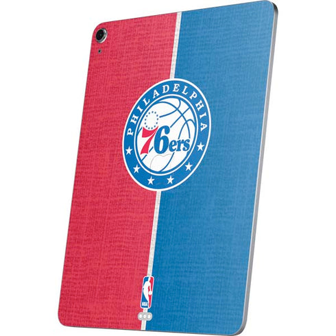 NBA Philadelphia 76ers Canvas Split Apple iPad Air Skin