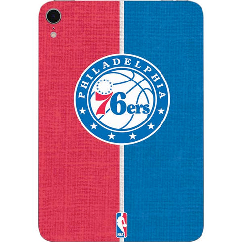 NBA Philadelphia 76ers Canvas Split Apple iPad Mini Skin