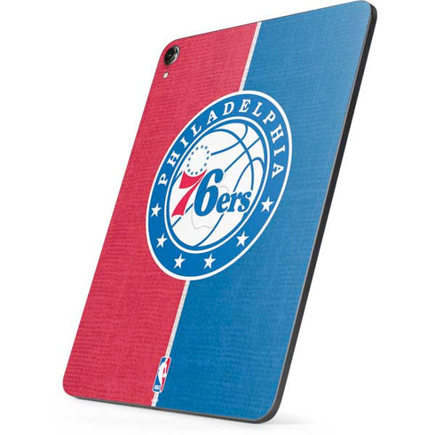 NBA Philadelphia 76ers Canvas Split Apple iPad Pro Skin