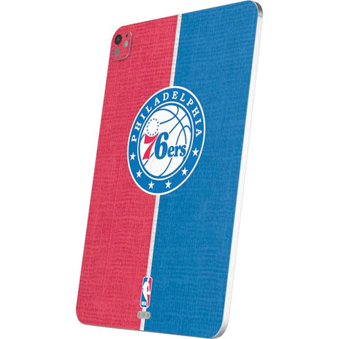 NBA Philadelphia 76ers Canvas Split iPad Pro 13in M4 (2024) Skin