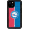 NBA Philadelphia 76ers Canvas Split iPhone 15 Plus Waterproof Case