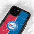 NBA Philadelphia 76ers Canvas Split iPhone 15 Plus Waterproof Case