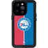 NBA Philadelphia 76ers Canvas Split iPhone 15 Pro Waterproof Case