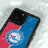 NBA Philadelphia 76ers Canvas Split iPhone 15 Pro Waterproof Case
