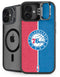 NBA Philadelphia 76ers Canvas Split iPhone 16 Kickstand Case