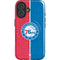 NBA Philadelphia 76ers Canvas Split iPhone 16 Magsafe Impact Case