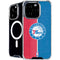 NBA Philadelphia 76ers Canvas Split iPhone 16 Pro MagSafe Case