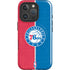 NBA Philadelphia 76ers Canvas Split iPhone 16 Pro Magsafe Impact Case