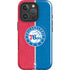 NBA Philadelphia 76ers Canvas Split iPhone 16 Pro Max Magsafe Impact Case