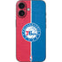 NBA Philadelphia 76ers Canvas Split iPhone 16 Skin