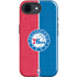 NBA Philadelphia 76ers Canvas Split iPhone 16e Impact Case