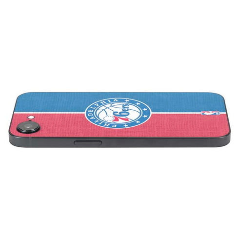 NBA Philadelphia 76ers Canvas Split iPhone 16e Skin