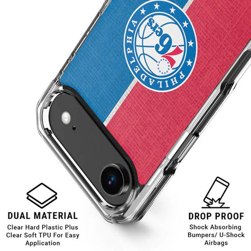 NBA Philadelphia 76ers Canvas Split iPhone 17 Air MagSafe Case