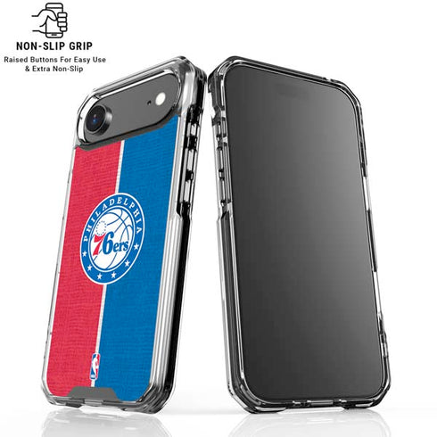 NBA Philadelphia 76ers Canvas Split iPhone 17 Air MagSafe Case