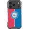 NBA Philadelphia 76ers Canvas Split iPhone 17 Pro Clear Case