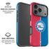 NBA Philadelphia 76ers Canvas Split iPhone 17 Pro Magsafe Impact Case