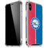 NBA Philadelphia 76ers Canvas Split iPhone X/XS Clear Case
