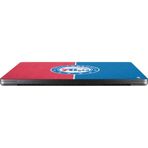 NBA Philadelphia 76ers Canvas Split Apple MacBook Pro 14-inch Skin