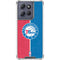 NBA Philadelphia 76ers Canvas Split Moto G 5G (2025) Clear Case