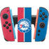 NBA Philadelphia 76ers Canvas Split Nintendo Switch 2 (2025) Joy-Con Controller Skin
