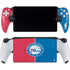 NBA Philadelphia 76ers Canvas Split PlayStation Portal Remote Player Skin